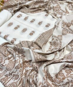marina suit with wool shawl