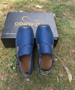 Zardari style blue chapli