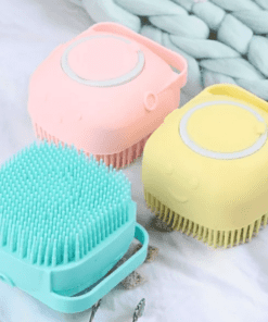 silicone massage bath brush