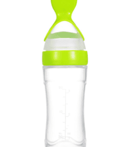 Baby Spoon Silicone Feeding Bottle